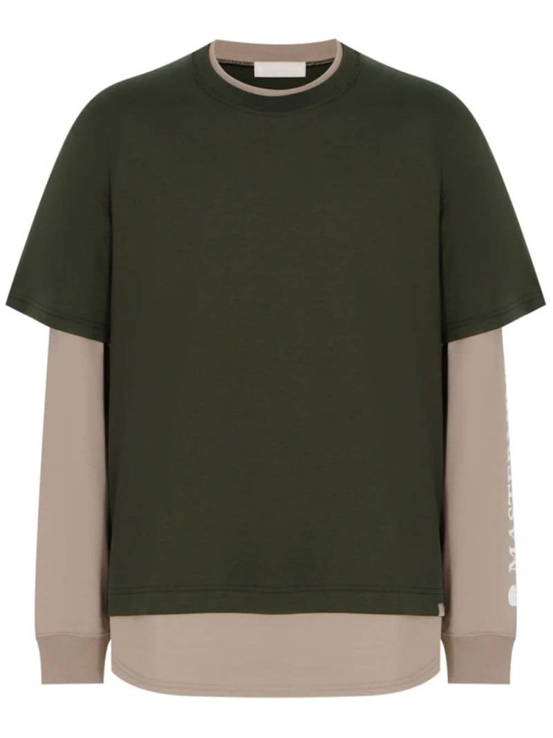 Mastermind World layered T-shirt - Green von Mastermind World