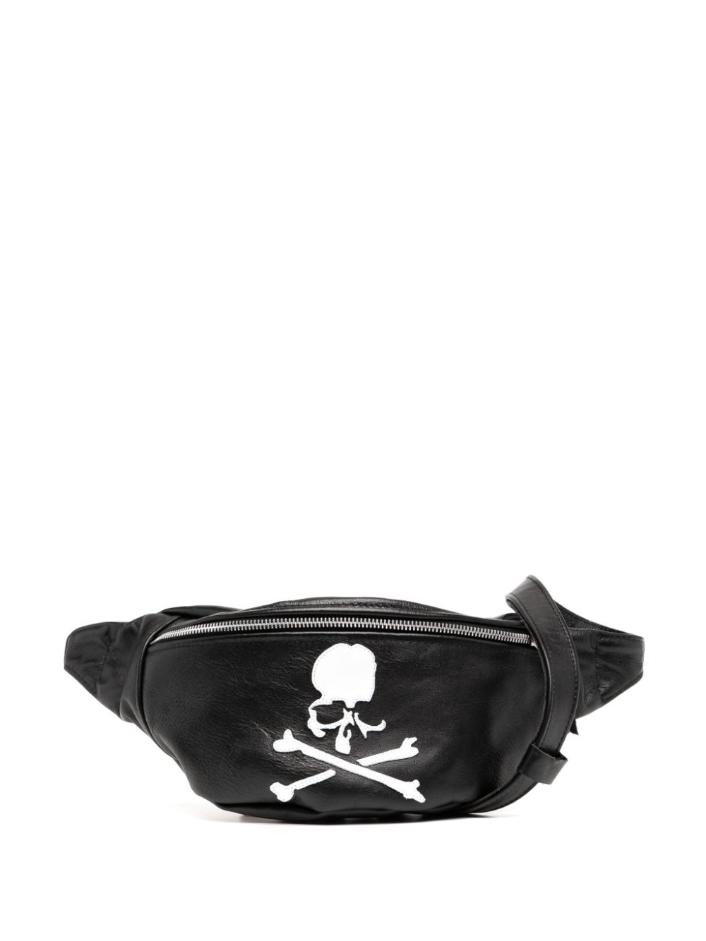 Mastermind World leather belt bag - Black von Mastermind World