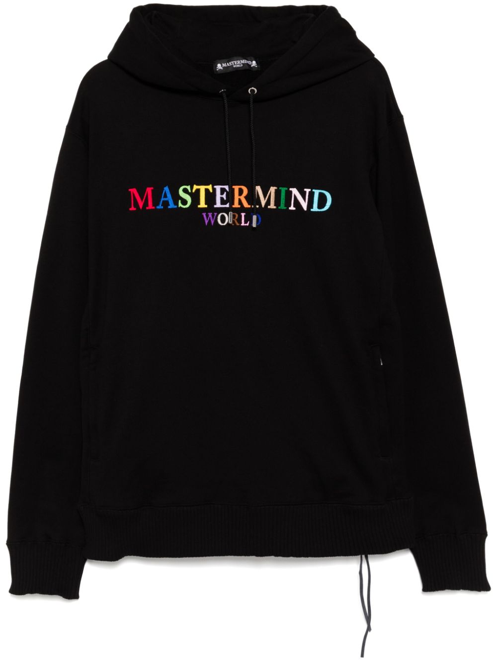 Mastermind World logo-embroidered hoodie - Black von Mastermind World