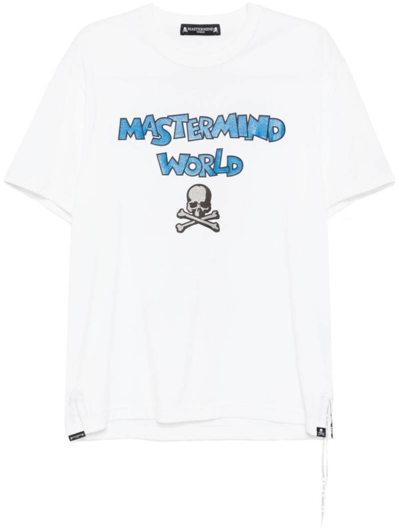 Mastermind World logo print T-shirt - White von Mastermind World