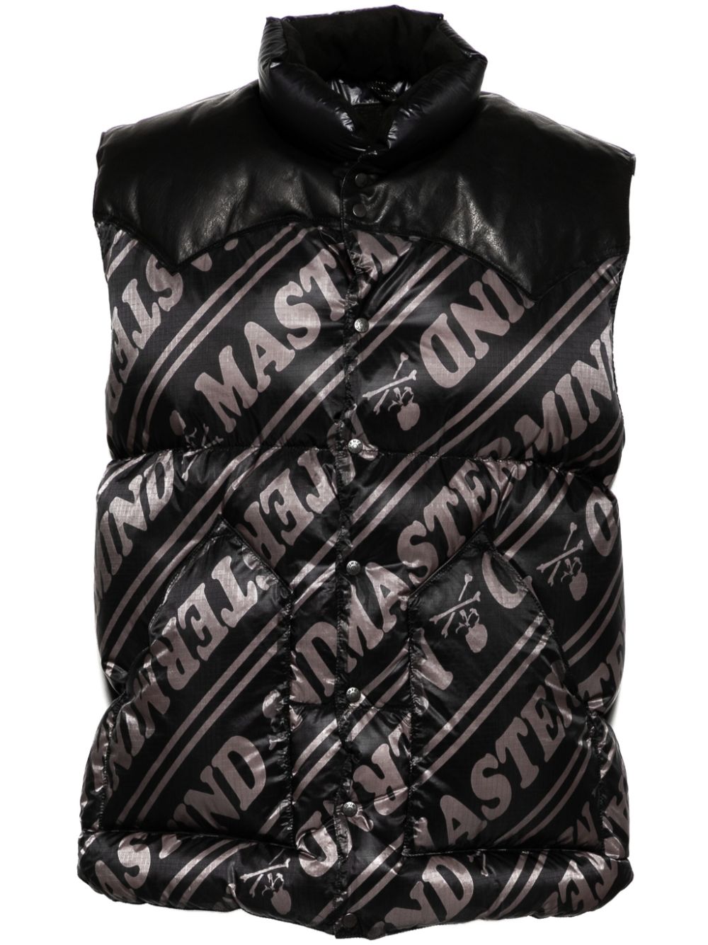 Mastermind World logo-print jacket - Black von Mastermind World