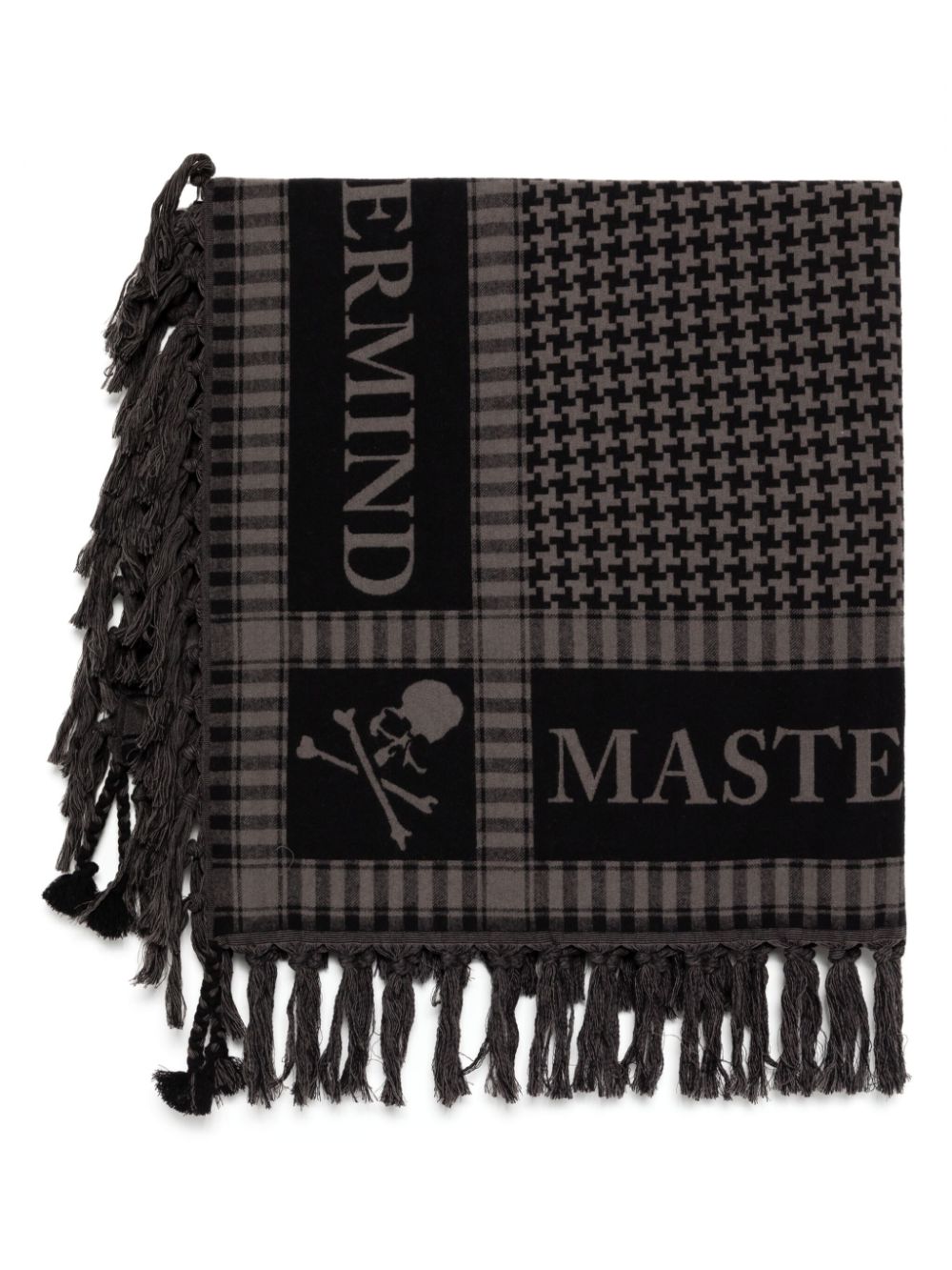 Mastermind World logo-print scarf - Black von Mastermind World