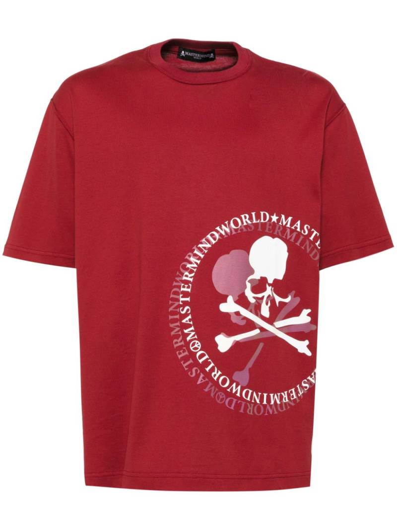 Mastermind World logo-printed T-shirt - Red von Mastermind World