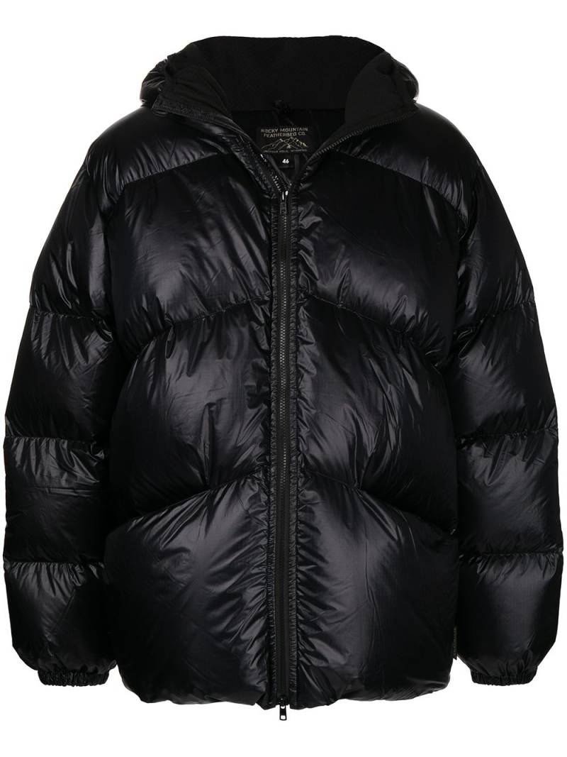 Mastermind World oversized padded coat - Black von Mastermind World