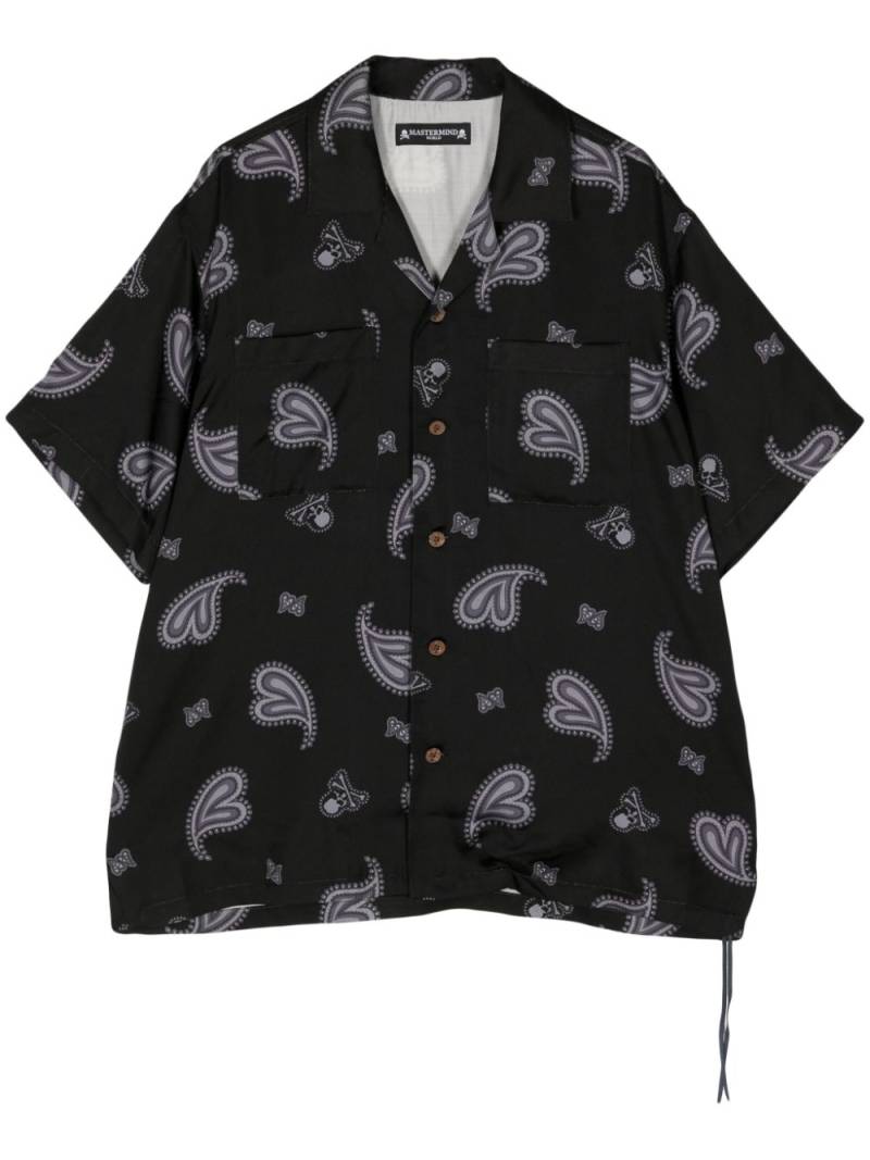 Mastermind World paisley-print silk shirt - Black von Mastermind World