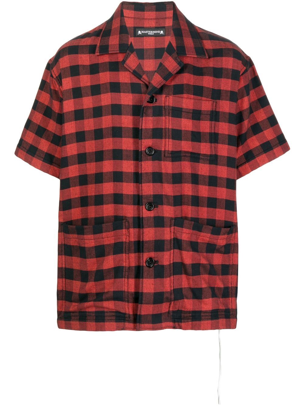 Mastermind World plaid-check embroidered shirt von Mastermind World