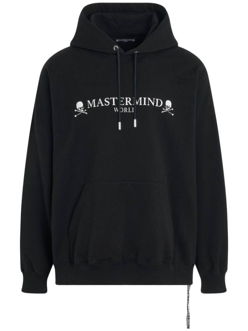 Mastermind World printed cotton hoodie - Black von Mastermind World