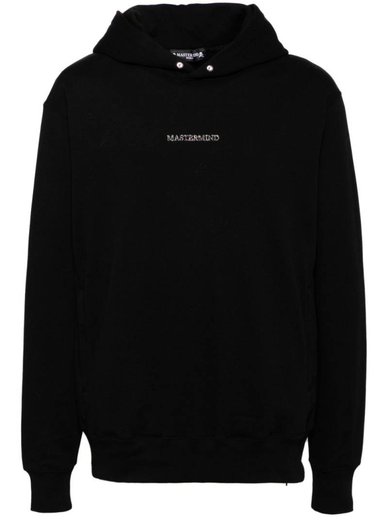 Mastermind World rhinestone-logo hoodie - Black von Mastermind World