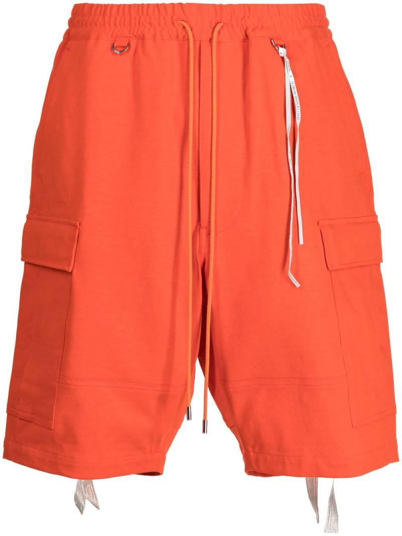 Mastermind World skull-embroidered cargo shorts - Orange von Mastermind World