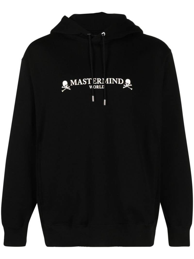 Mastermind World skull-print cotton hoodie - Black von Mastermind World