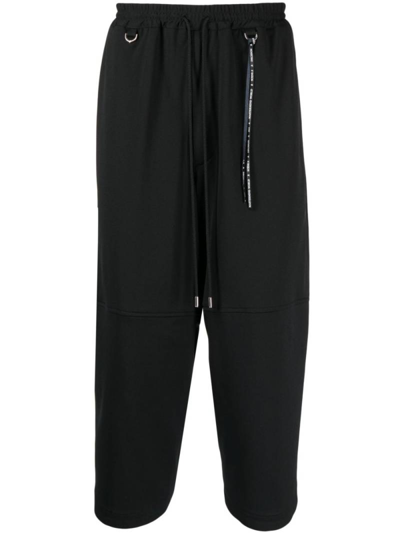 Mastermind World skull-print drawstring cropped trousers - Black von Mastermind World