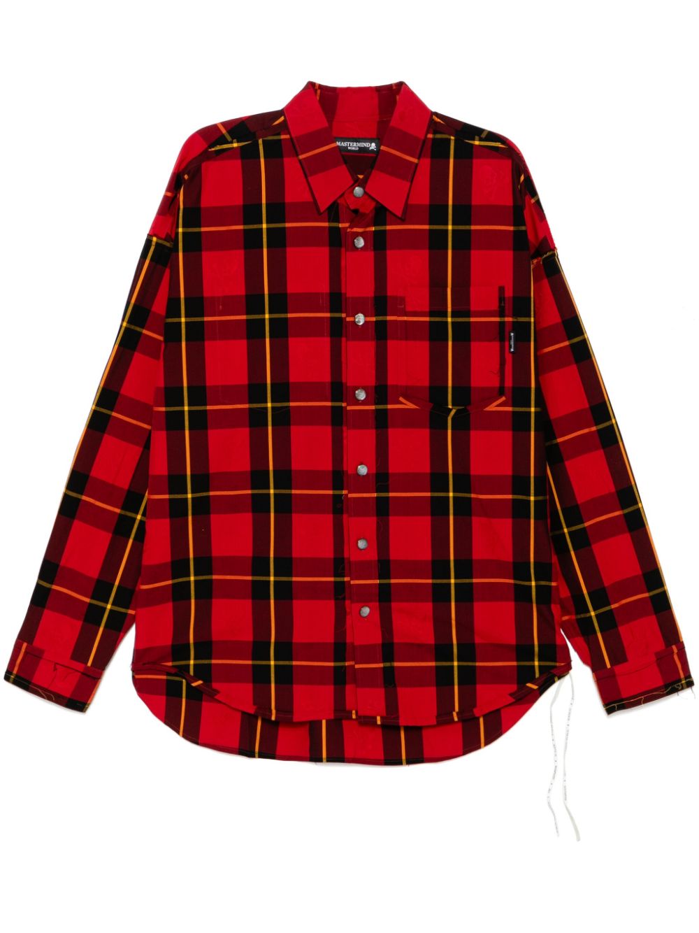 Mastermind World tartan shirt - Red von Mastermind World