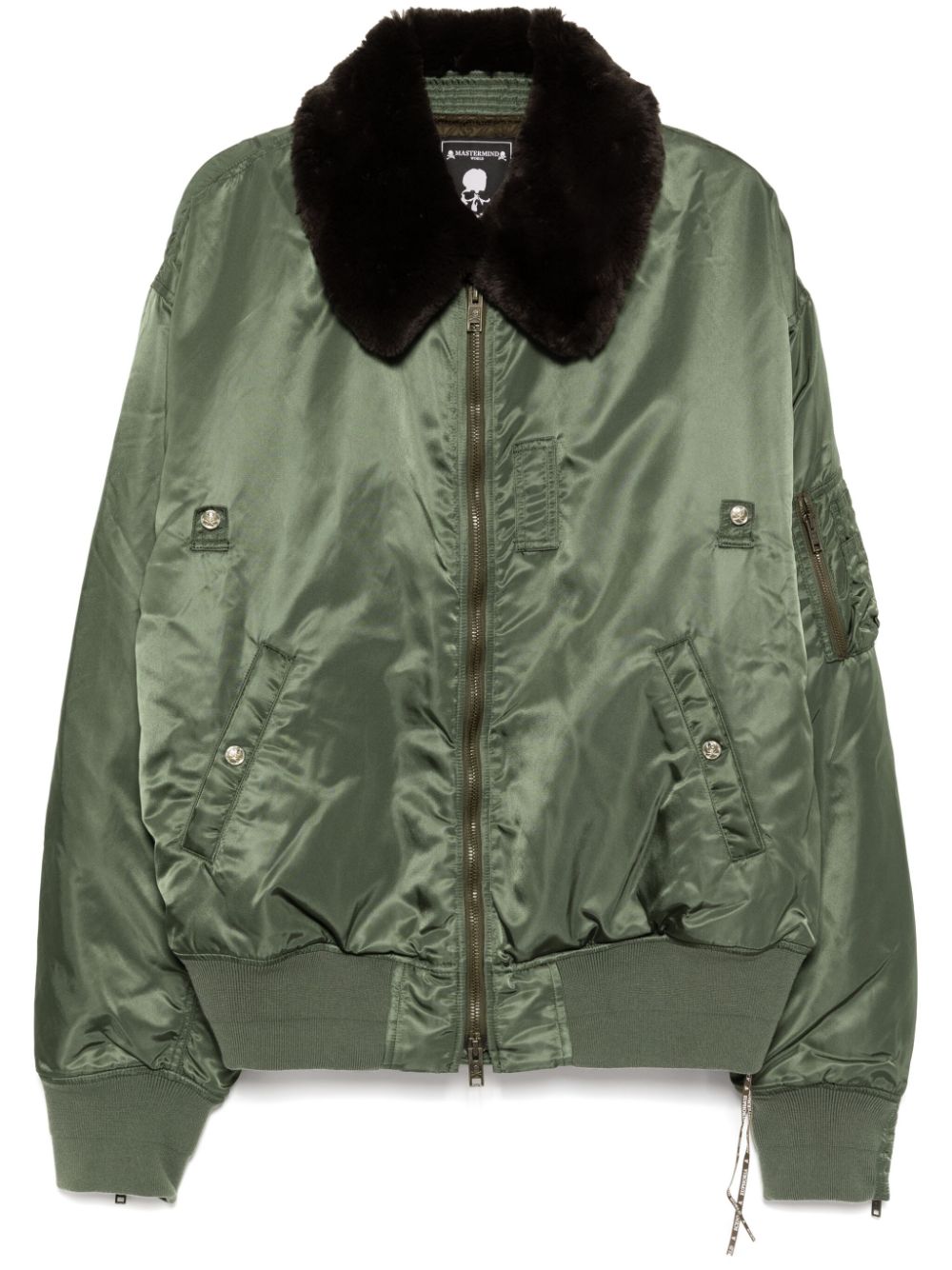 Mastermind World zip-up bomber jacket - Green von Mastermind World