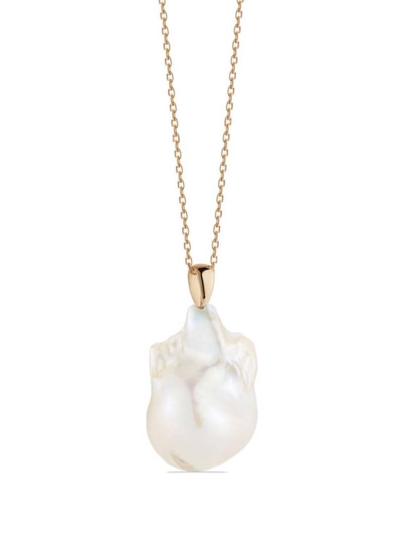 Mateo 14kt yellow gold baroque pearl pendant necklace von Mateo