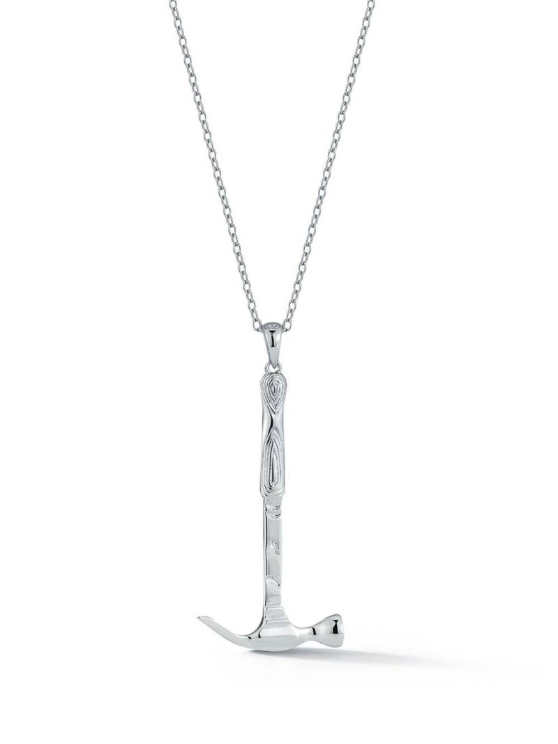 Mateo hammer pendant necklace - Silver von Mateo