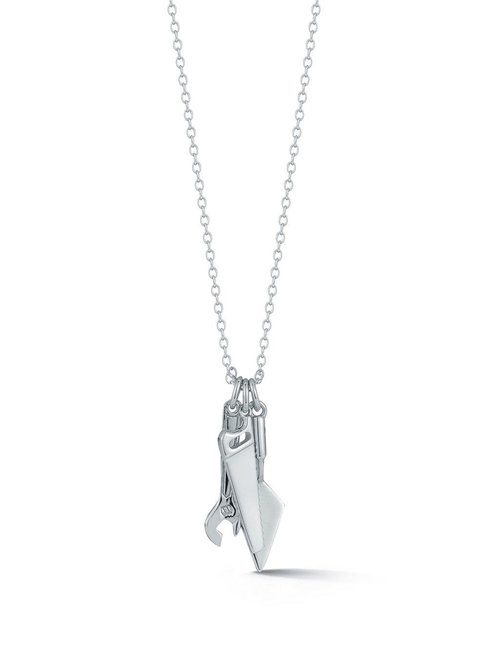 Mateo tool charm necklace - Silver von Mateo