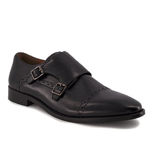 Mathew & Son Monk Herren Businessschuh Schwarz von Mathew & Son