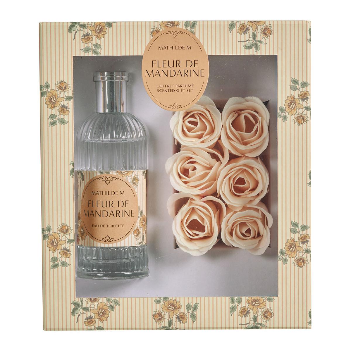 Eau De Toilette 100 Ml Und Duftseife Rosen - Fleur De Mandarine Damen  100 ml von Mathilde M