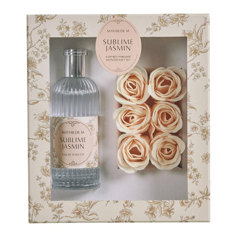 Eau De Toilette 100 Ml Und Duftseife Rosen - Sublime Jasmin Damen  100 ml von Mathilde M