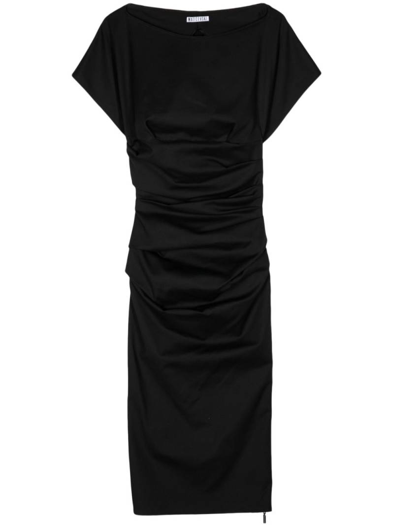 Maticevski Yuzu ruched midi dress - Black von Maticevski