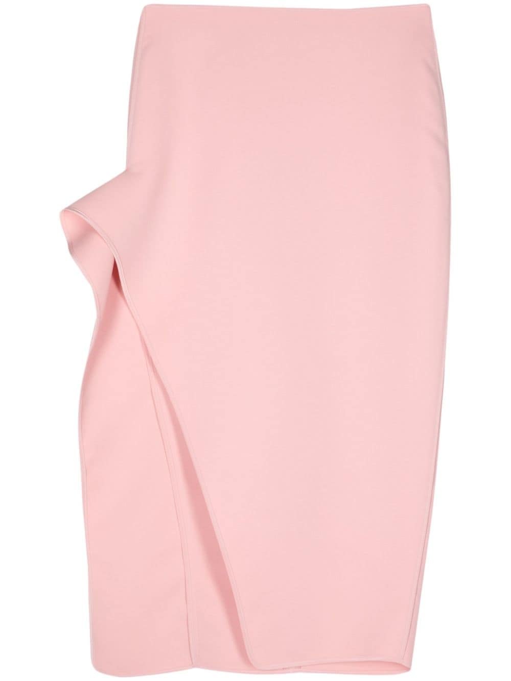 Maticevski draped-detailing midi skirt - Pink von Maticevski