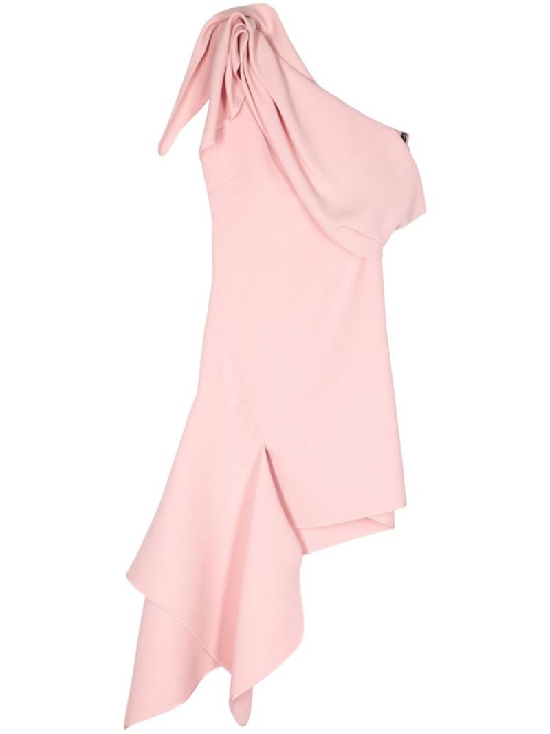 Maticevski draped one-shoulder mini dress - Pink von Maticevski