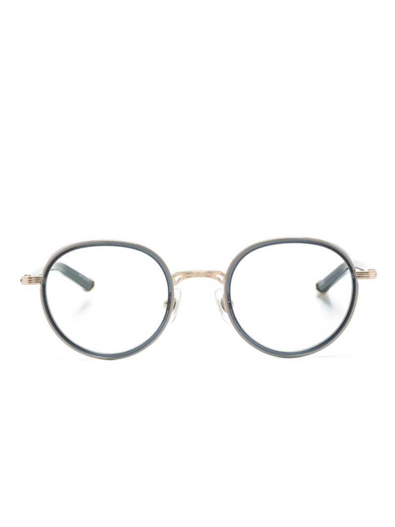 Matsuda M3134 round-frame glasses - Blue von Matsuda