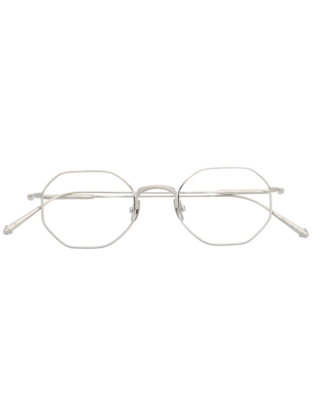 Matsuda geometric-frame glasses - Silver von Matsuda