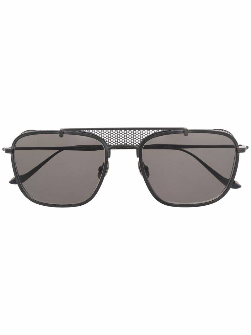 Matsuda panelled pilot-frame sunglasses - Black von Matsuda