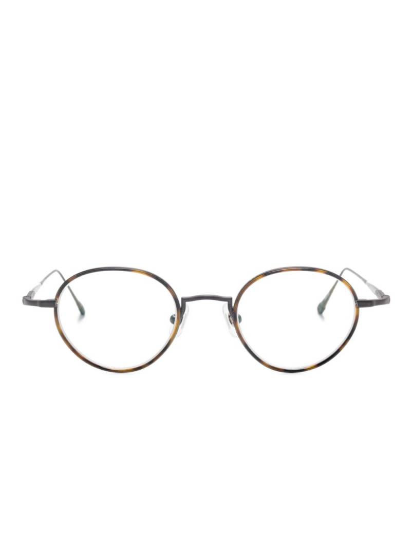 Matsuda round-frame glasses - Brown von Matsuda