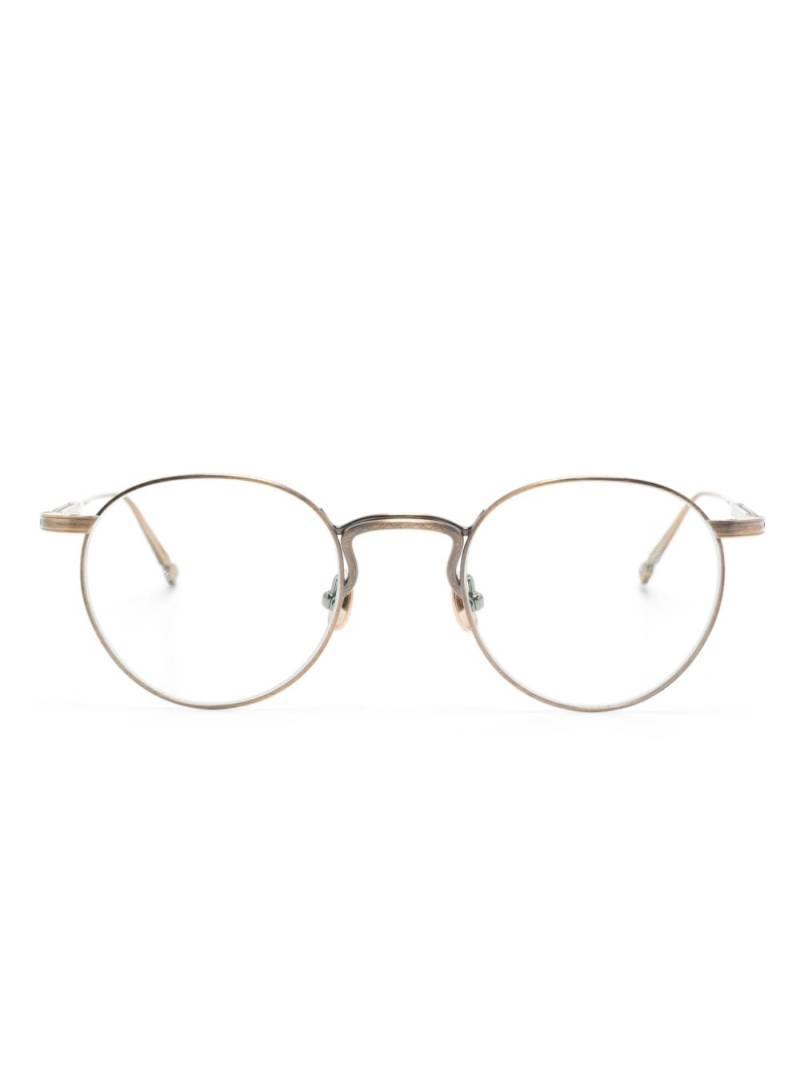 Matsuda round-frame glasses - Brown von Matsuda