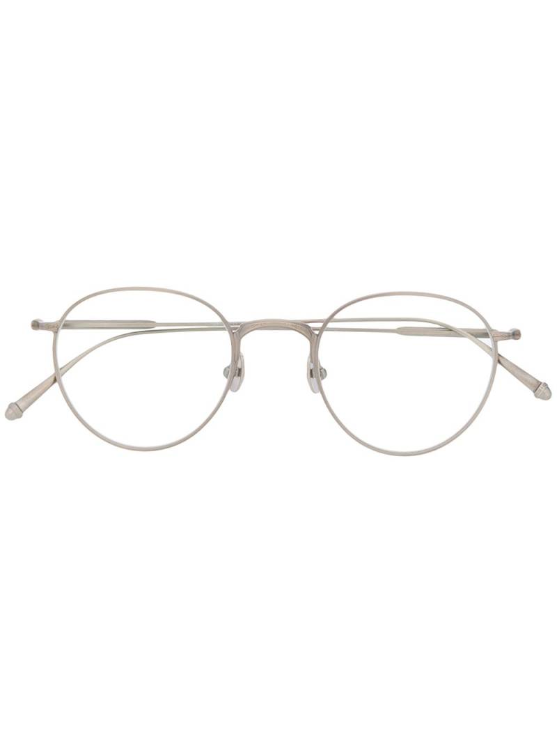 Matsuda round frame glasses - Metallic von Matsuda