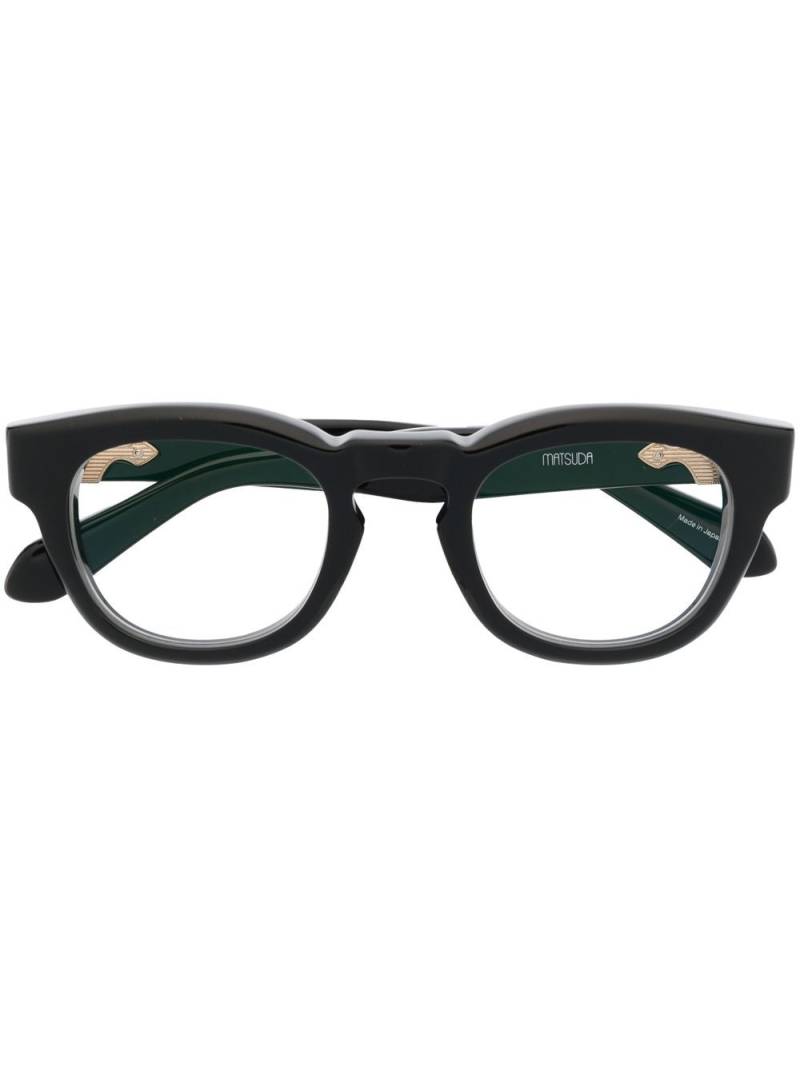 Matsuda round-frame optical glasses - Black von Matsuda