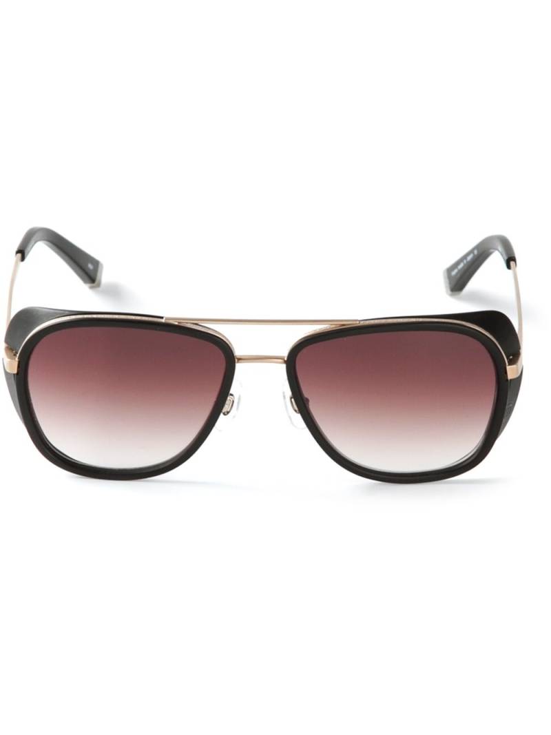 Matsuda square frame sunglasses - Black von Matsuda