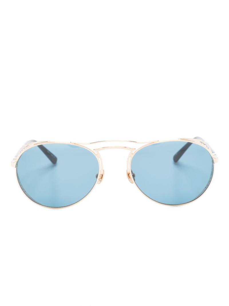 Matsuda tinted round-frame sunglasses - Blue von Matsuda