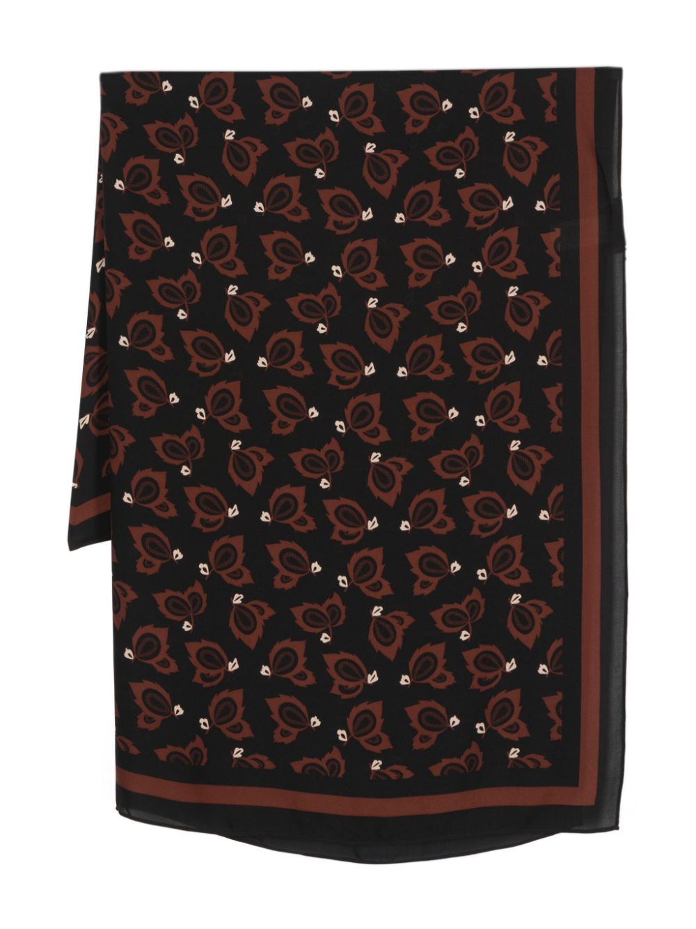 Matteau Casablanca-print silk sarong - Black von Matteau