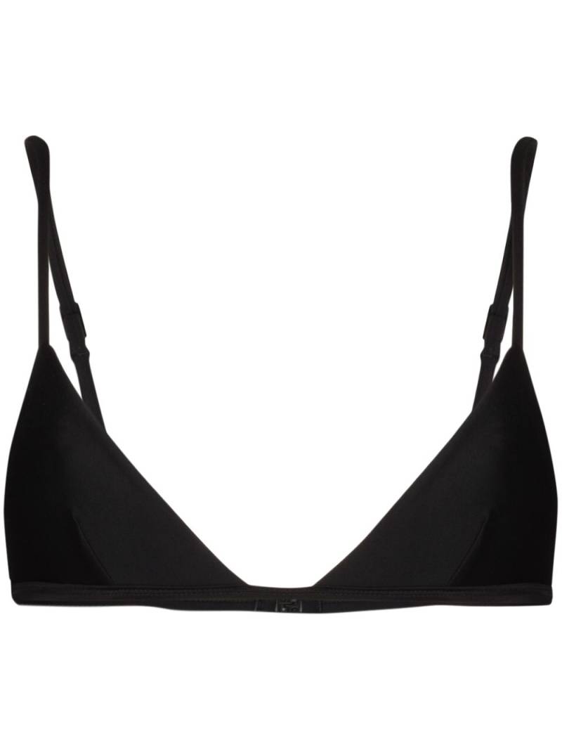 Matteau Petite triangle-cup bikini top - Black von Matteau