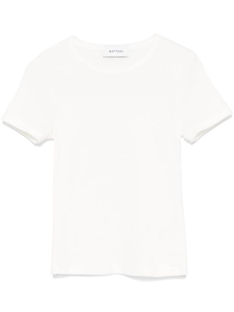 Matteau cotton T-shirt - White von Matteau