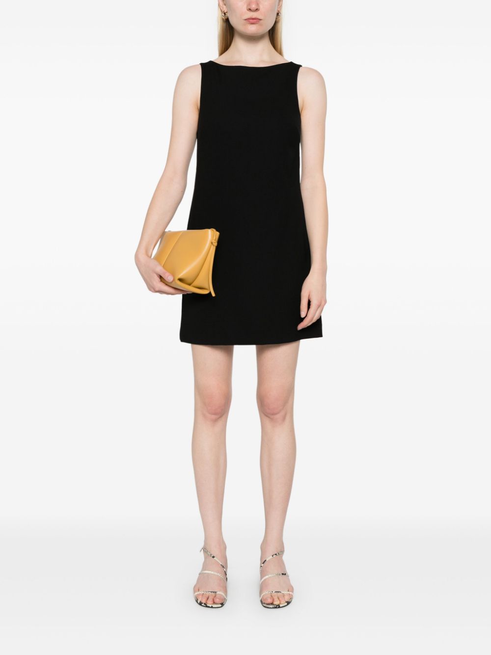 Matteau crepe shift dress - Black von Matteau