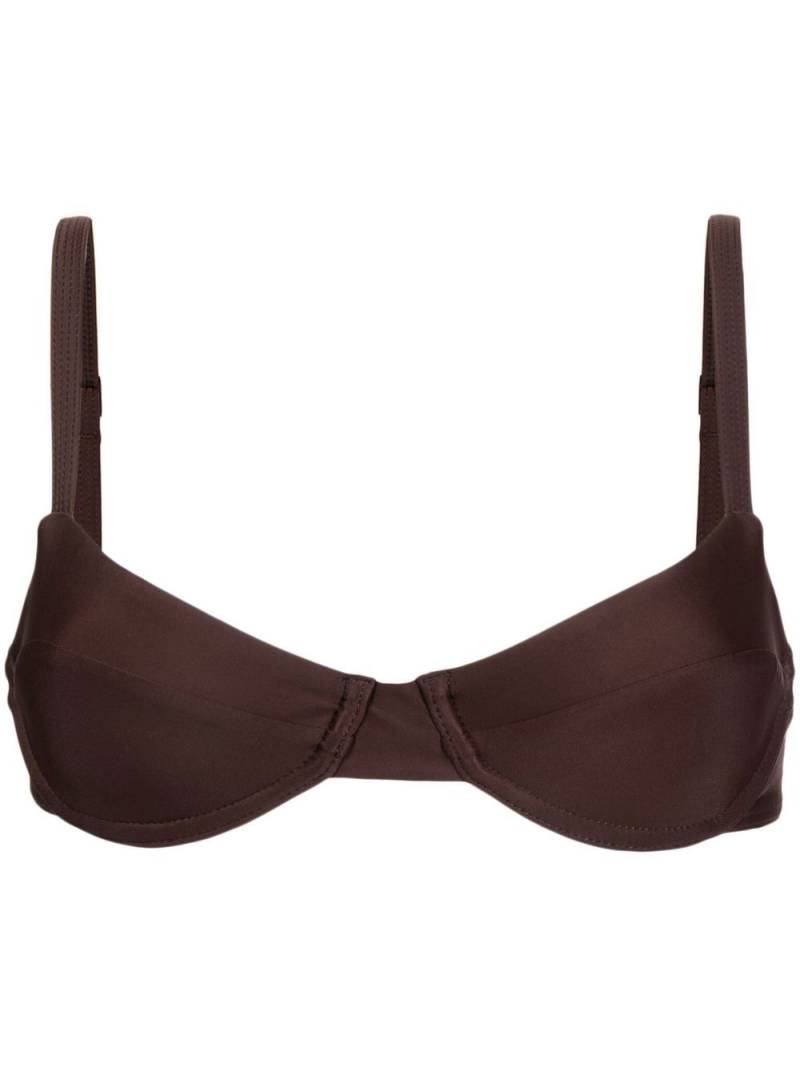 Matteau underwired bikini top - Brown von Matteau