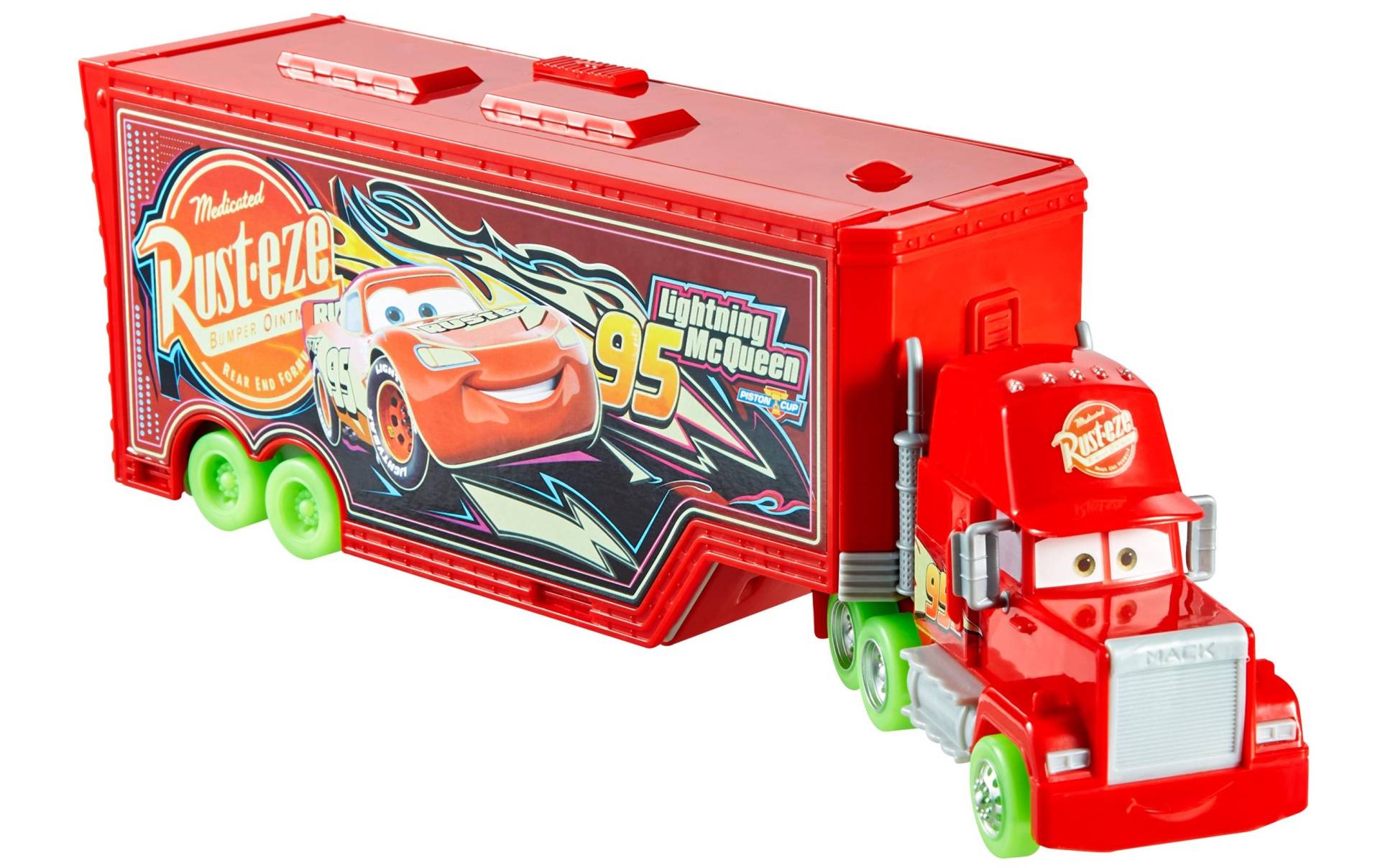 Mattel® Autorennbahn »Disney and Pixar Cars Glow Racer Mack Transporter Set« von Mattel®