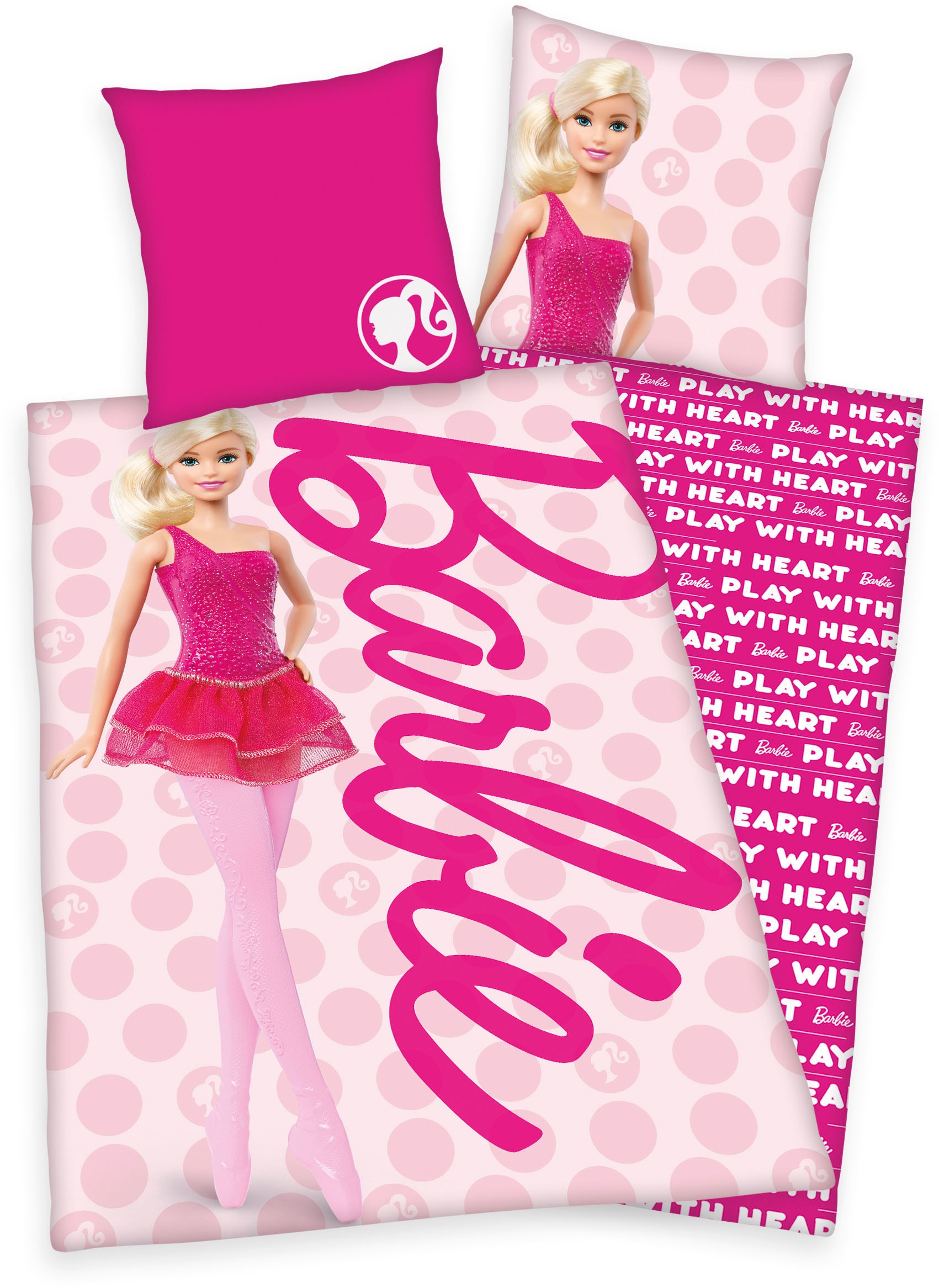 Mattel® Kinderbettwäsche »Barbie«, mit tollem Barbie-Motiv von Mattel®