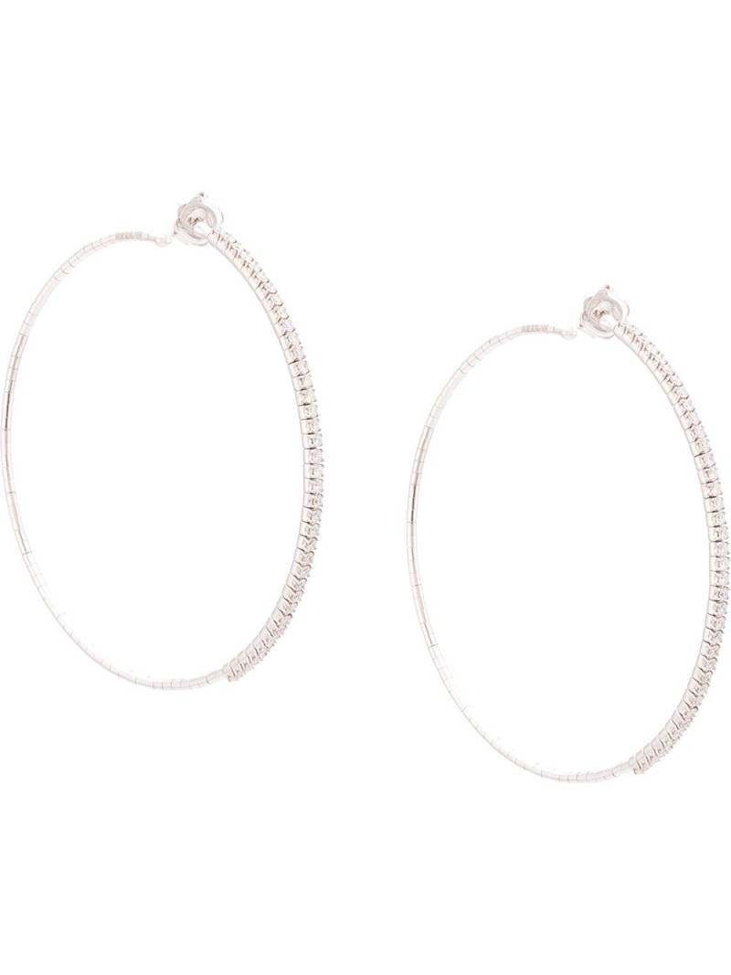 Mattia Cielo 18kt white gold diamond dangle earrings von Mattia Cielo