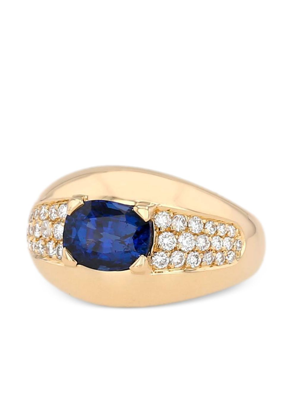 Mauboussin 18kt yellow gold sapphire and diamond ring von Mauboussin