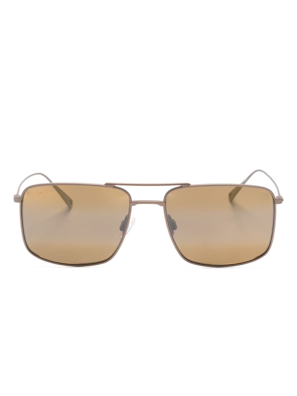 Maui Jim Aeko square-frame sunglasses - Gold von Maui Jim