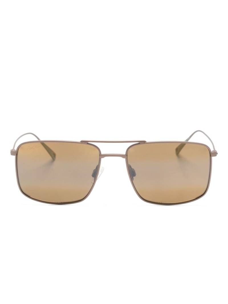 Maui Jim Aeko square-frame sunglasses - Gold von Maui Jim