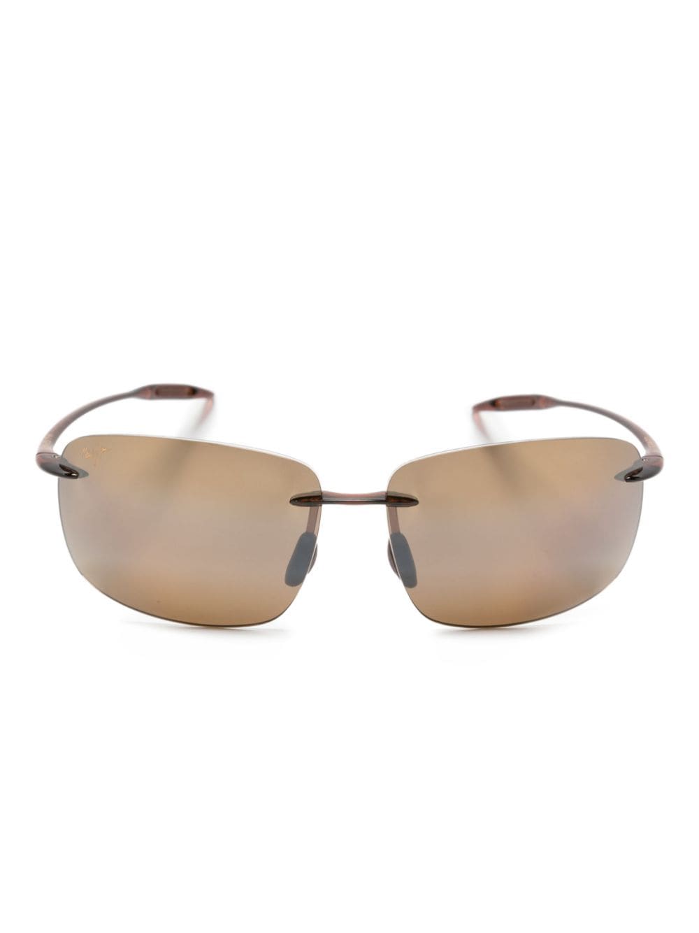 Maui Jim Breakwall pilot-frame sunglasses - Brown von Maui Jim