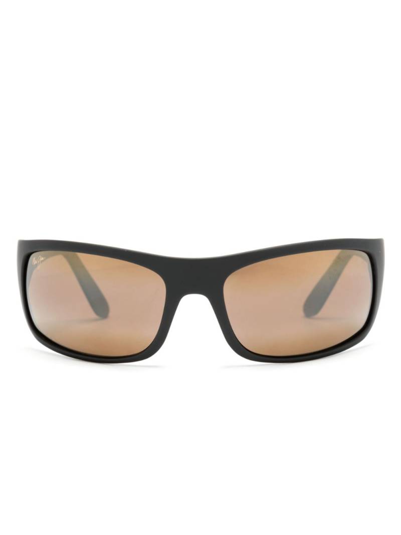 Maui Jim Peahi rectangle-frame sunglasses - Black von Maui Jim