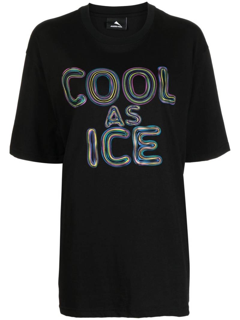 Mauna Kea Cool As Ice T-shirt - Black von Mauna Kea