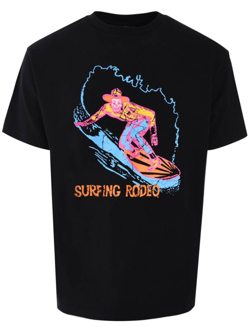 Mauna Kea Surfing Rodeo T-shirt - Black von Mauna Kea